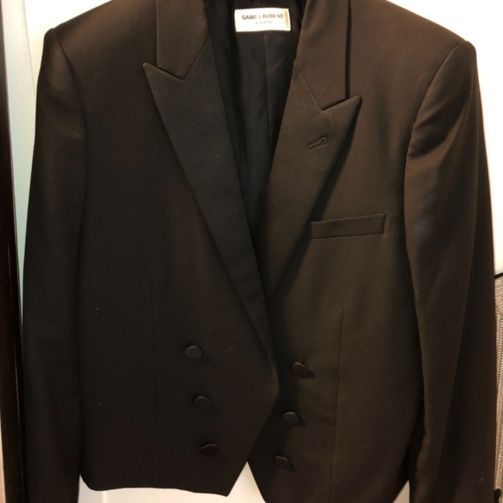 YSL, Saint Laurent, Paris Blk Blazer
